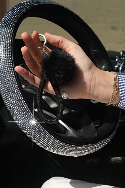 TASARIM ARABAM ATİKE ELİF AKIN الملاك الأسود - سلسلة مفاتيح صغيرة بوم بوم خيا...