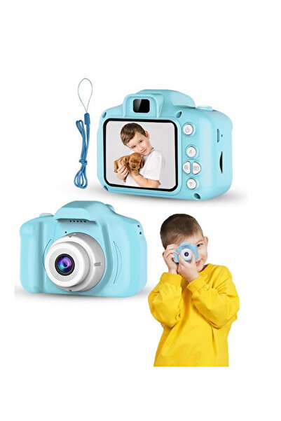 TECHNOMEN Çocuk Fotoğraf Makinası Dijital Fotoğraf Makinesi Çocuk Mini 1080p ...