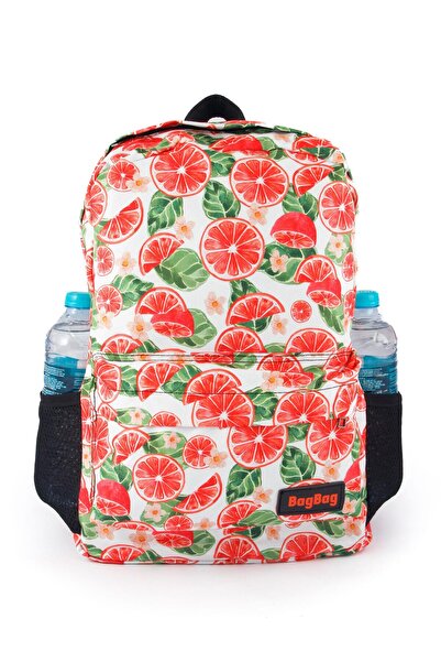 AlpCollection Цифровий принт з апельсиновим візерунком, унісекс, для щоденного використання та шкільного рюкзака