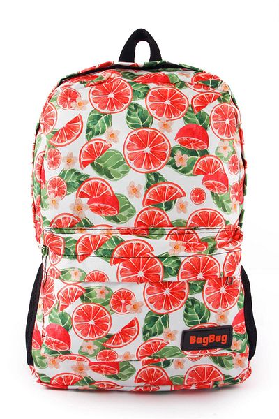 AlpCollection Rucsac unisex pentru utilizare zilnică și școală cu model portocaliu