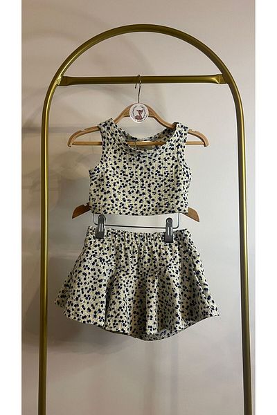 Bambi Kids طقم شورت وتنورة قصيرة