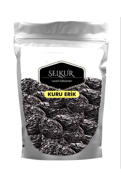 SELKUR Black Plum Dried 1kg 1st Quality (WITHOUT CORE)
