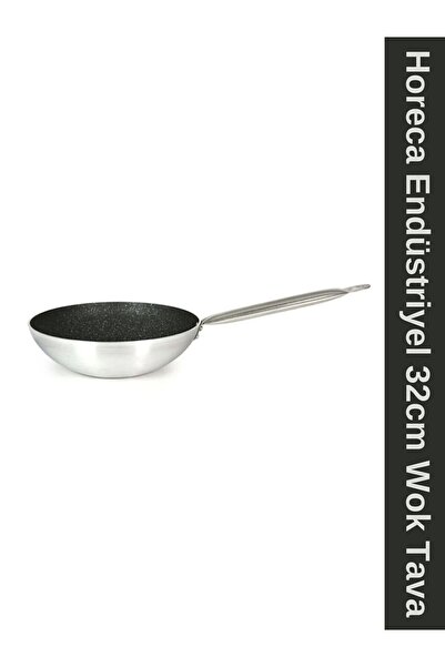 Viyalente Horeca Endüstriyel 32cm Wok Tava