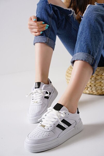 LETAO Comfortable White Unisex Daily Sneaker Sports Shoes