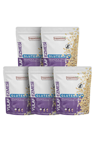 KAPPADOKİA Glütensiz Yulaf Ezmesi (5x500gr)-yerli Üretim (Yeni Hasat)