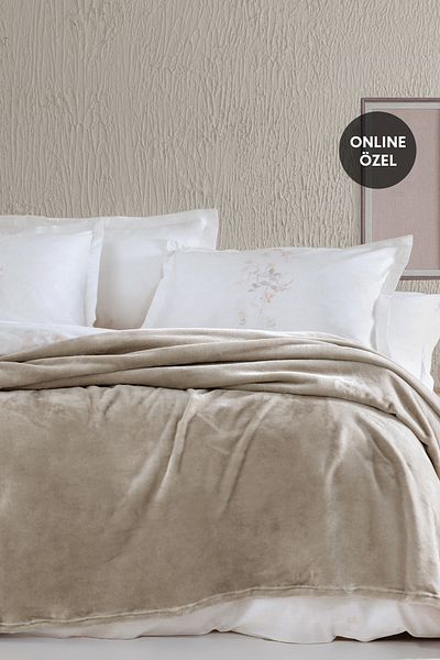 Yataş Pătură Wellsoft Olenna Beige