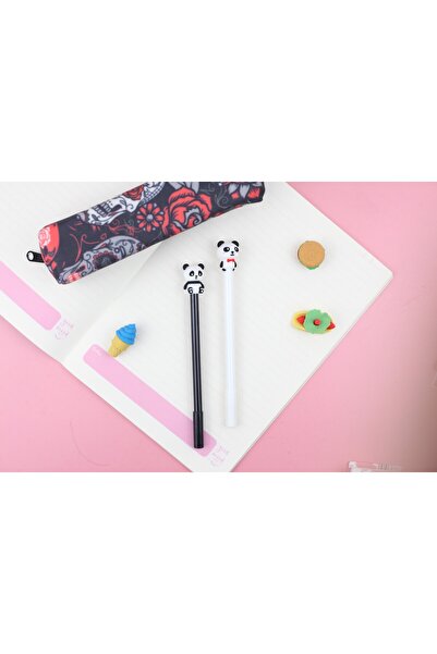 Şeker Ofisi Sevimli Siyah Beyaz Panda Jel Kalem