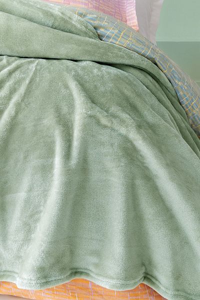Yataş Olenna Single Wellsoft Blanket - Sage
