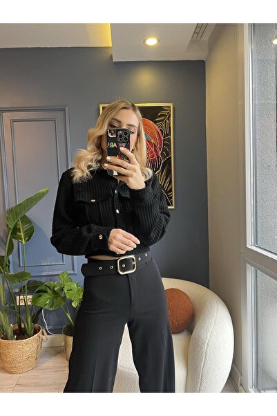 Oreo Kapitone Ceket Siyah