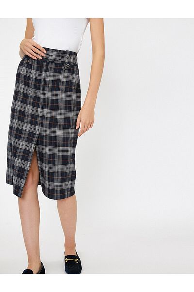 Koton Checkered Skirt