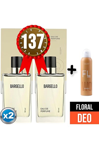 Bargello Parfüm 137x2(2adet) Floral 50 Ml + Floral Deodorant 150 Ml