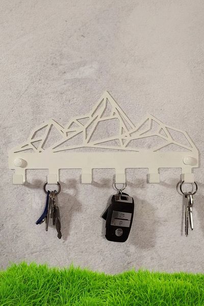 3art Metal Metal Decorative Key Hanger - Mountain Motif, Hanger and Keychain