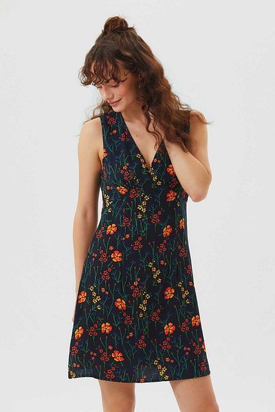Clandestino Rochie mini cu imprimeu fără mâneci