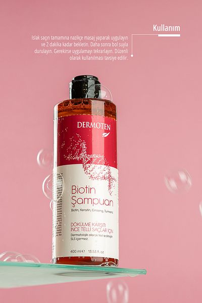 Dermoten 400 ml Biotin Anti-Spill Shampoo