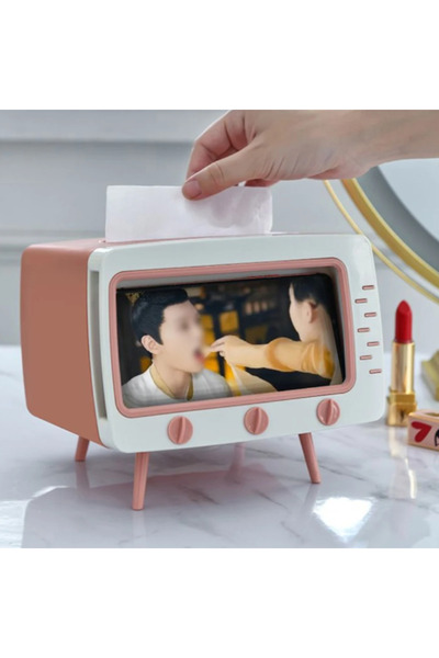 CNGZSHOP Modern Popüler Retro Telefon Tutucu Ve Peçetelik, Telefon Standı, Kağıt Peçetelik