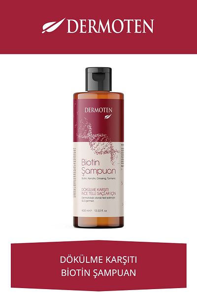 Dermoten 400 ml Biotin Anti-Spill Shampoo