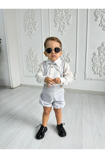 bohemiankids baby wear Gri Salopet Takım