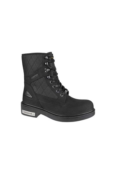 Scooter Leather Men's Black Boots M5123CS