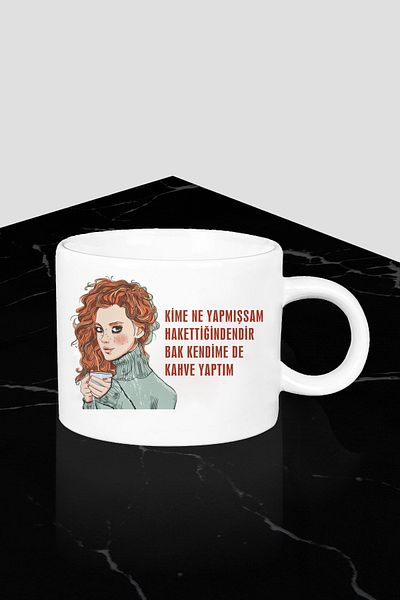 Bytwo Special Coffee Designed Cup - Look, I Made Myself Coffee Too - Coffee Cup Mug