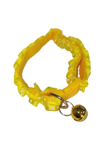 Yongsheng Frilly Cat Dog Collar with Bell 33cm