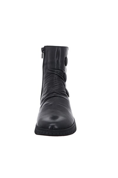 İNZE AYAKKABI Black Genuine Leather Boots - Model Name: Spain