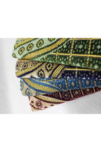 DOĞRU Velvet Prayer Rug 10 Pieces Mixed Color