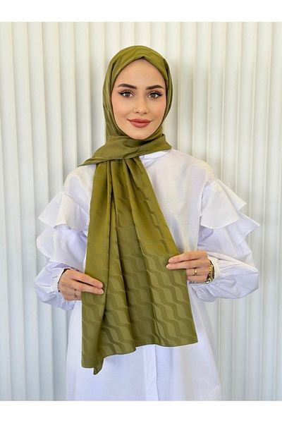 Misa Green Silk Waterway Shawl