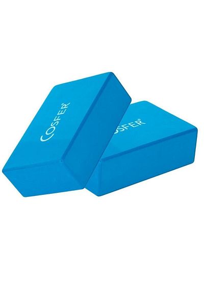 Cosfer Blue Yoga Block - Csf57-m