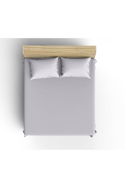 makiteks Комплект чаршафи Maki Home Cotton Polycotton Grey 160x200+2*(50x70) с двоен пълнеж