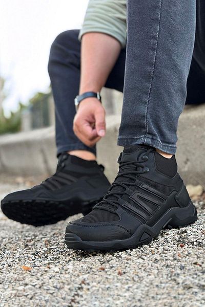 BIG KING Cizme sport negre pentru trekking în aer liber pentru bărbați