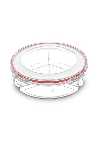 PlastArt 3 Compartment Round Storage Container