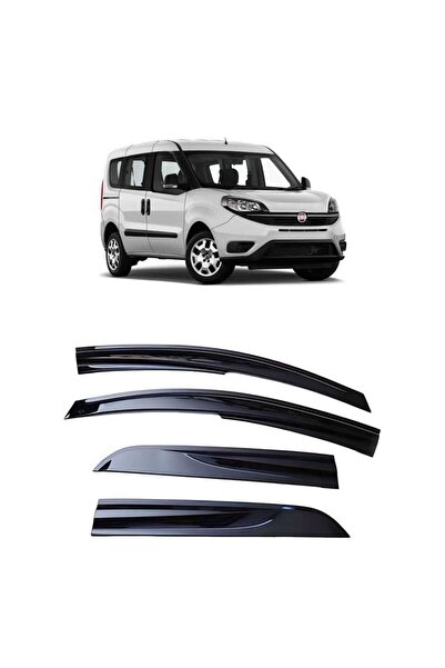 MODX FİAT "DOBLO" 2010-2022 ARACA ÖZEL CAM RÜZGARLIĞI 4'LÜ SET (PİANOBLACK)