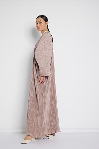 Nuum Design Crated Abaya Light Mink