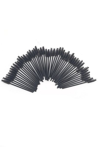 lasting beauty 50 Pieces Eyebrow Vax Eyebrow Stabilizer and Eyelash Combing Brush