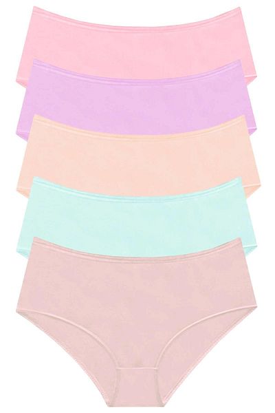 Newlilla 1007 Damen Mix 5-teiliges Daily Bato Höschen 1007-v9