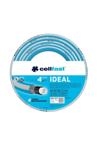 Cellfast Ideal 4 Katmanlı Bahçe Sulama Hortumu 3/4" 50 M