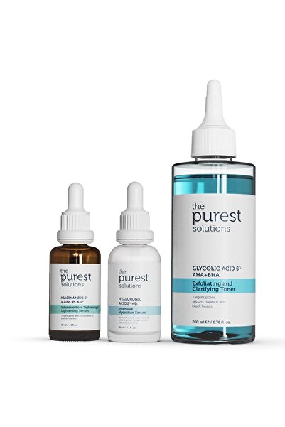 GROS The Purest Solutions Düzensiz Cilt Görünümü Karşıtı Bakım Seti
