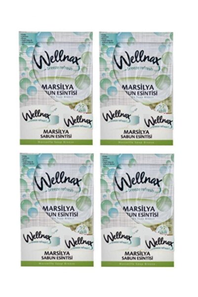 Wellnax breeze refresh Dolap Ve Çekmece Kokusu Marsilya Sabun Esintisi Kesesi X4