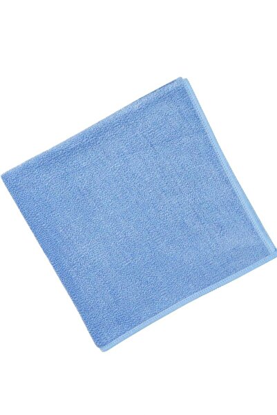 SİLVER HOME Universal Parlak Doku 40x40cm Mikrofiber Temizlik Bezi - Mavi