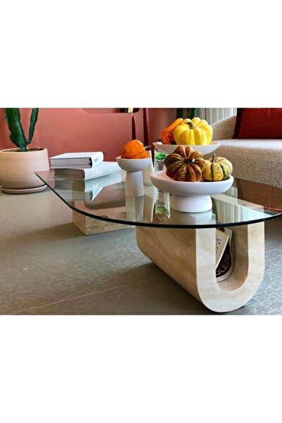 Sinem Şahin Mimarlık Mermer Orta Sehpa