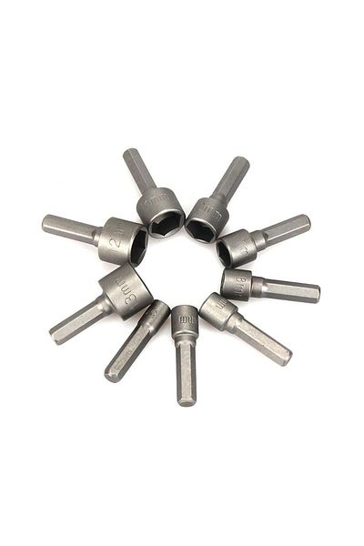 Titi 5537 Bits Socketed Nut Adapter Set 9 Pieces