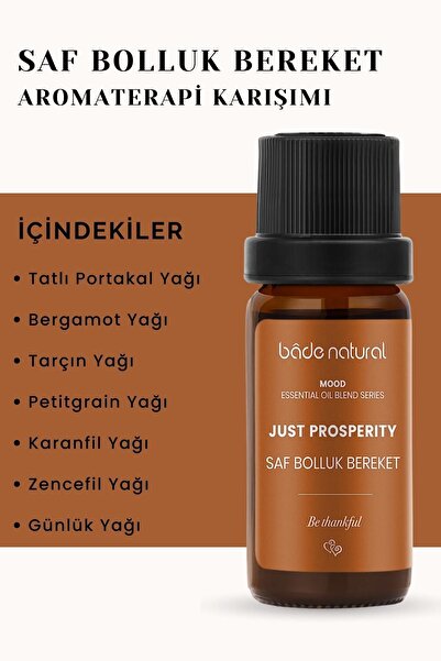 Bade Natural Saf Bolluk Bereket Aromaterapi Karışımı 10 Ml