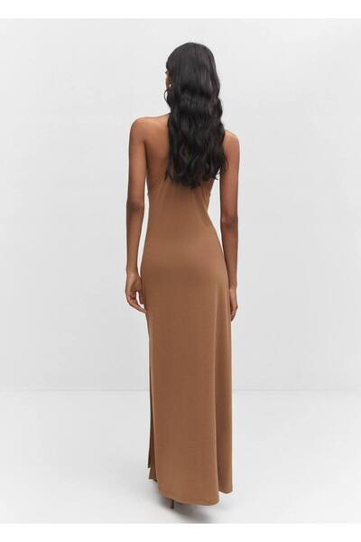 MANGO Woman Halter Yaka Modal Elbise