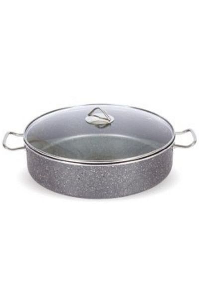 Viyalente Industrial Type Granite Cooking Pot 36x15 Cm Deep