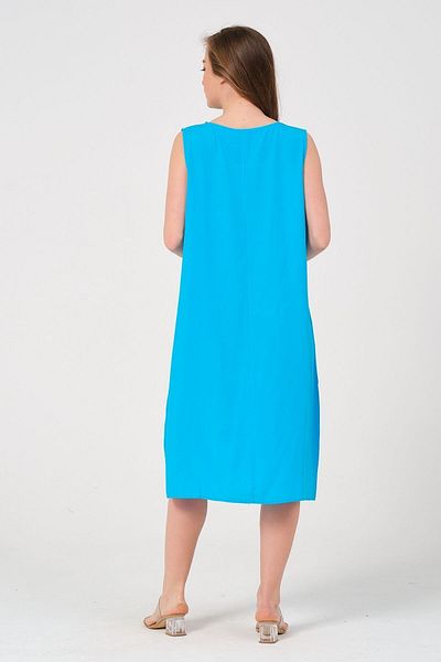 Eceyaman moda WOMEN'S PURPLE BLUE LARGE SIZE DRESS