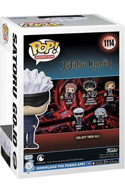 Funko Jujutsu Kaisen Anime Satoru Gojo 1114 Pop Figür