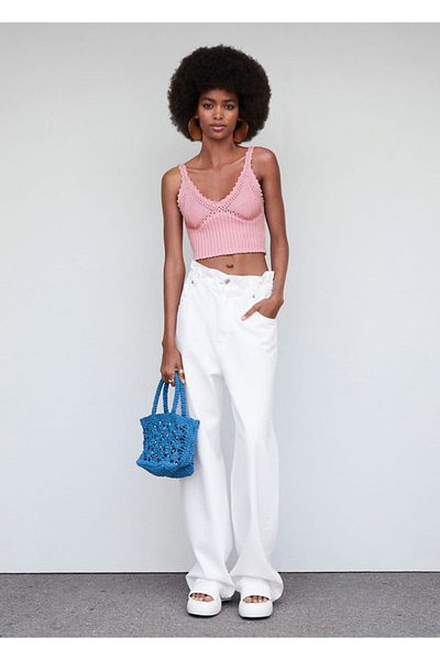 MANGO Woman Knitwear cropped blouse