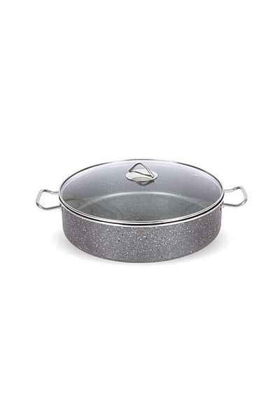 Viyalente Industrial Type Granite Cooking Pot 36x15 Cm Deep
