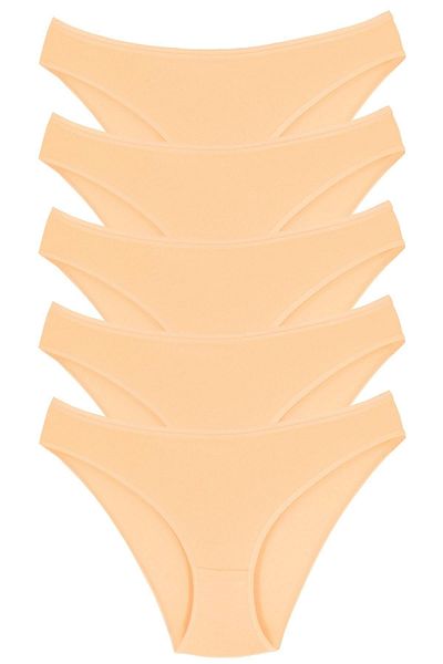 Newlilla 1001 Women's 5-Piece Daily Slip Panties V17