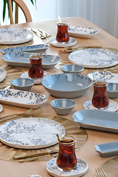 Glore İstanbul Shadow 32 Parça Kahvaltı Takım